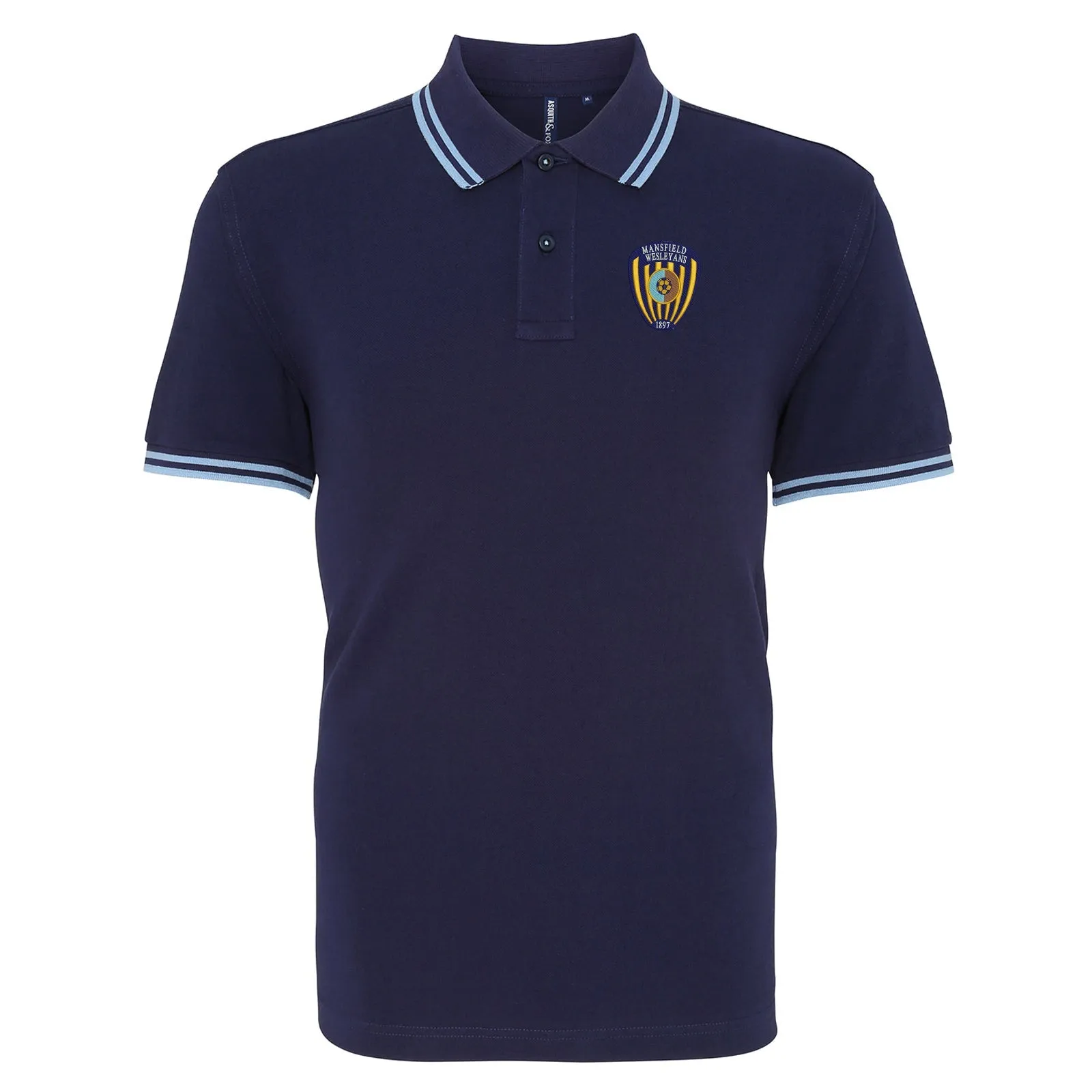 Radio Birdman Embroidered Tipped Polo Shirt