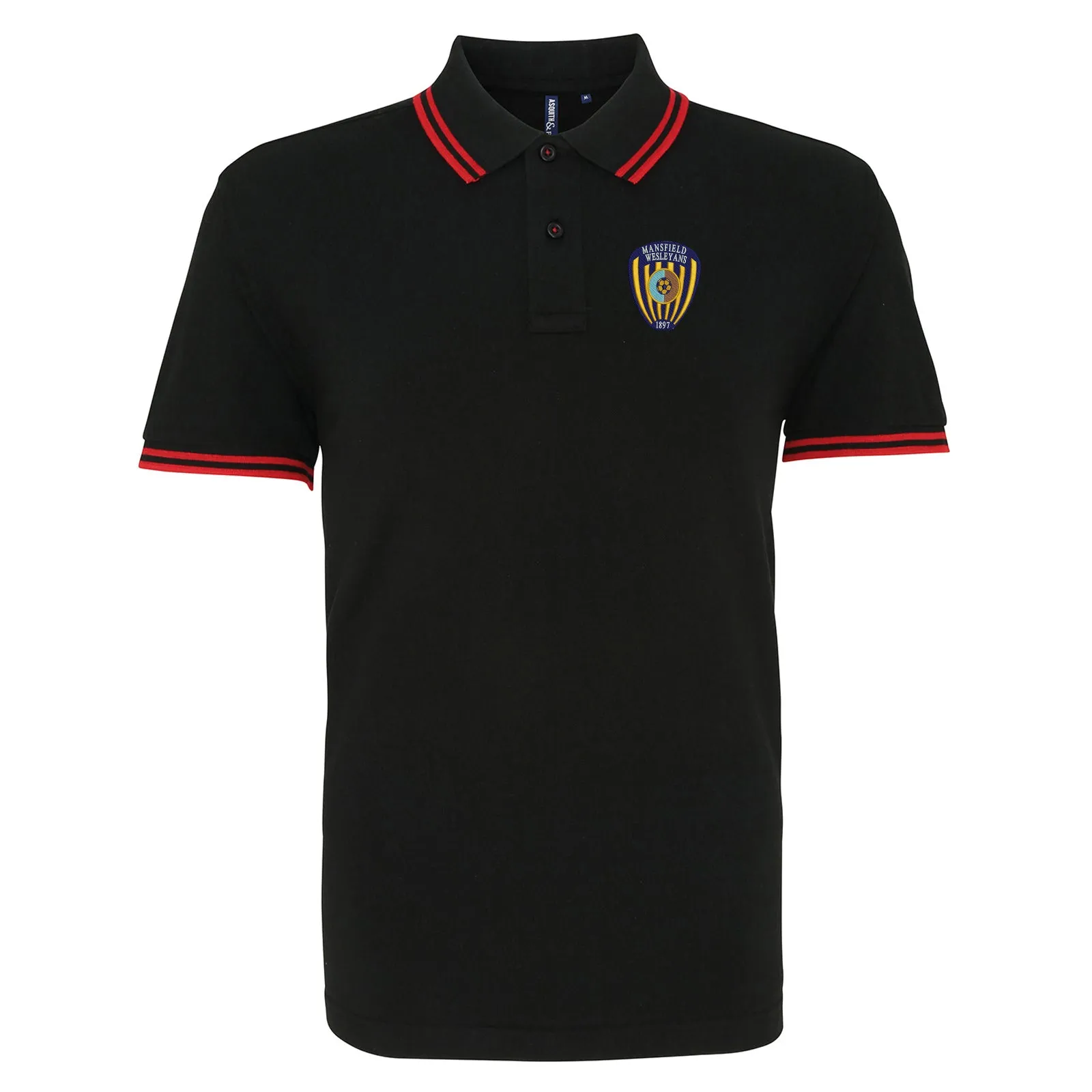 Radio Birdman Embroidered Tipped Polo Shirt