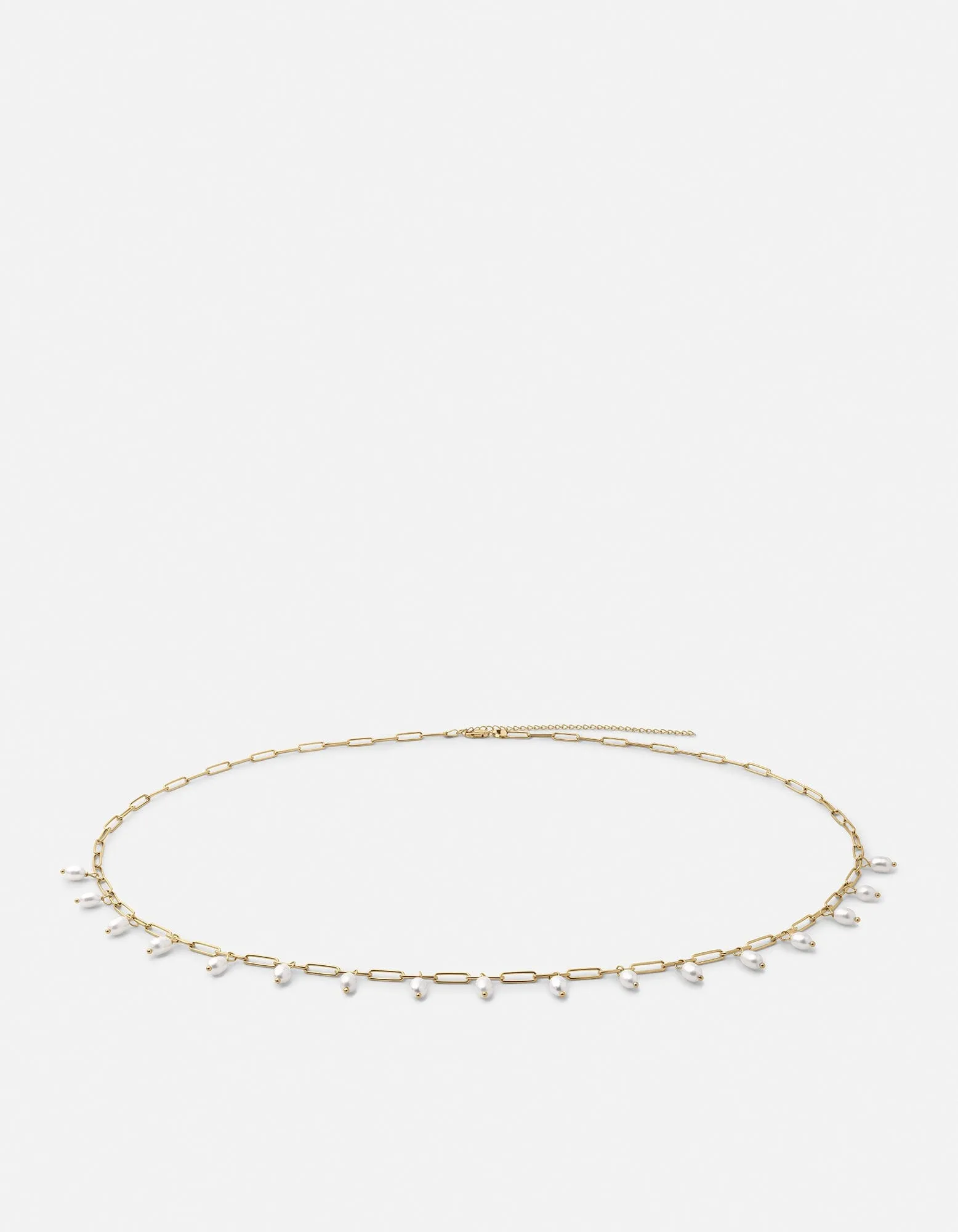 Sania Pearl Waist Chain, Gold Vermeil