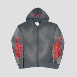 SERENITY REAPER DESTROYED FLEECE HOODIE