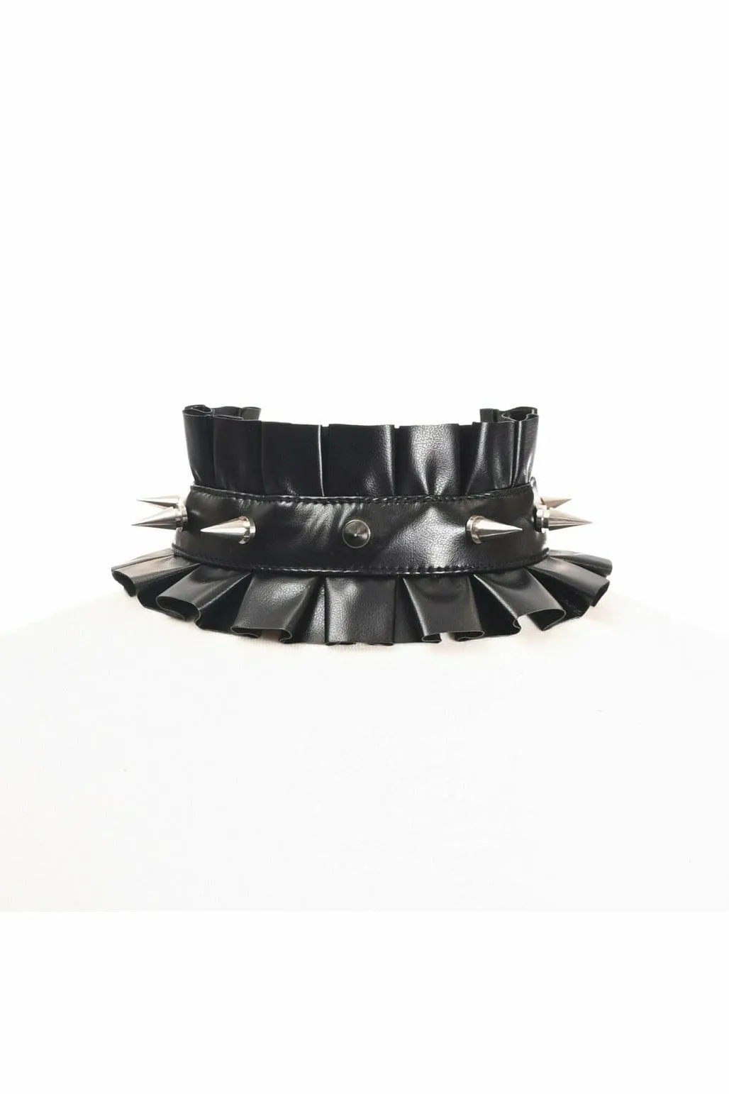 Sexy Faux Leather Spike Choker