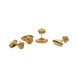 Shirt Stud Brass Knot