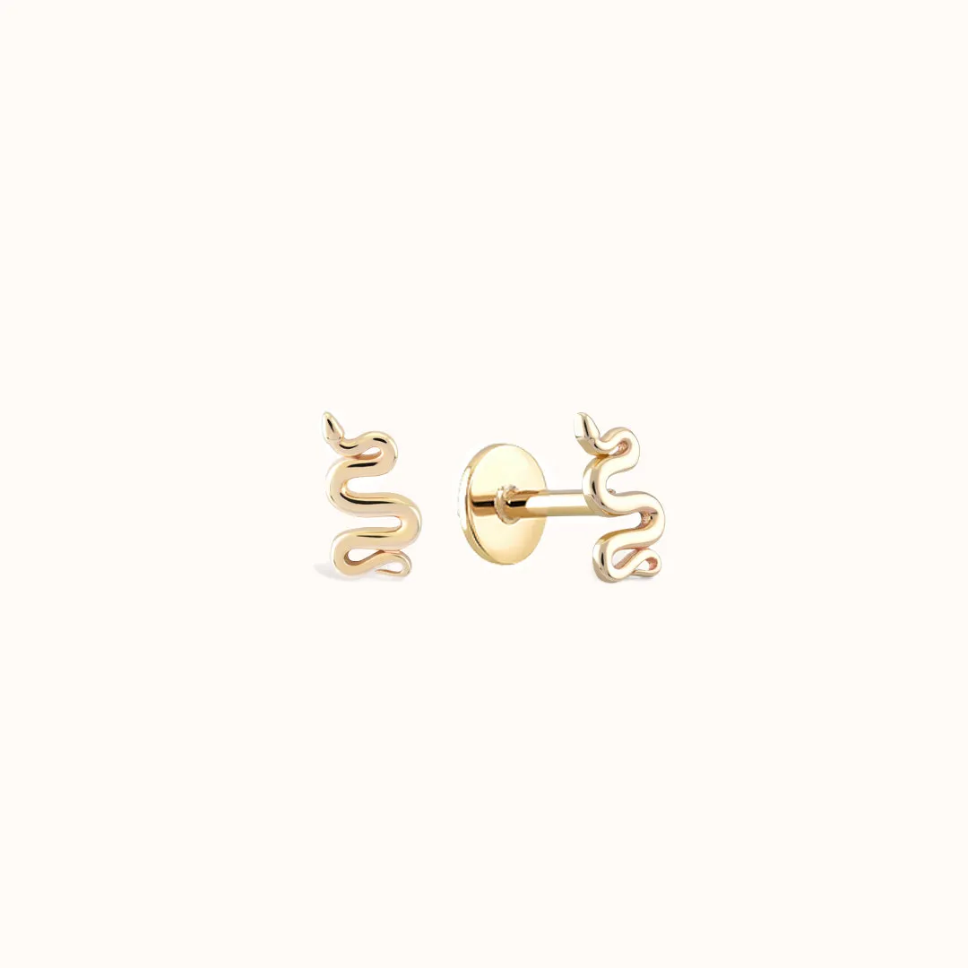 Snake Flatback Stud