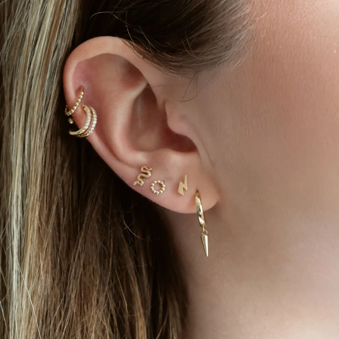 Snake Flatback Stud