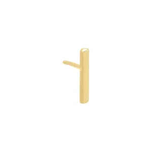 Solid Bar Stud Earring 14K
