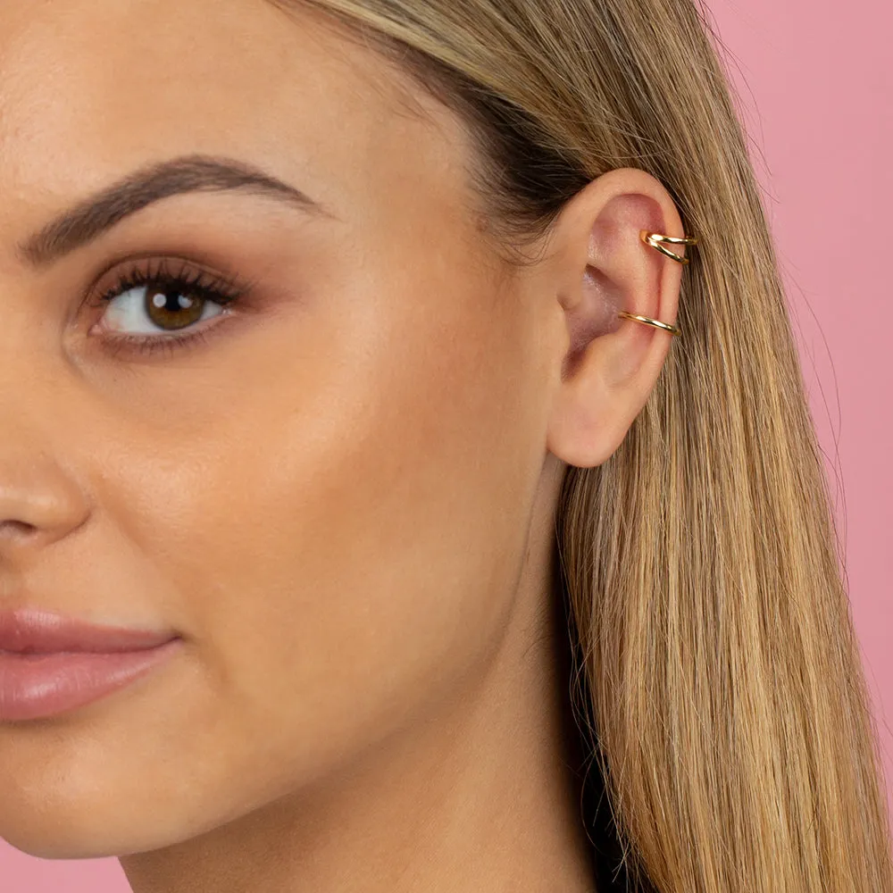 Solid Double Open Ear Cuff