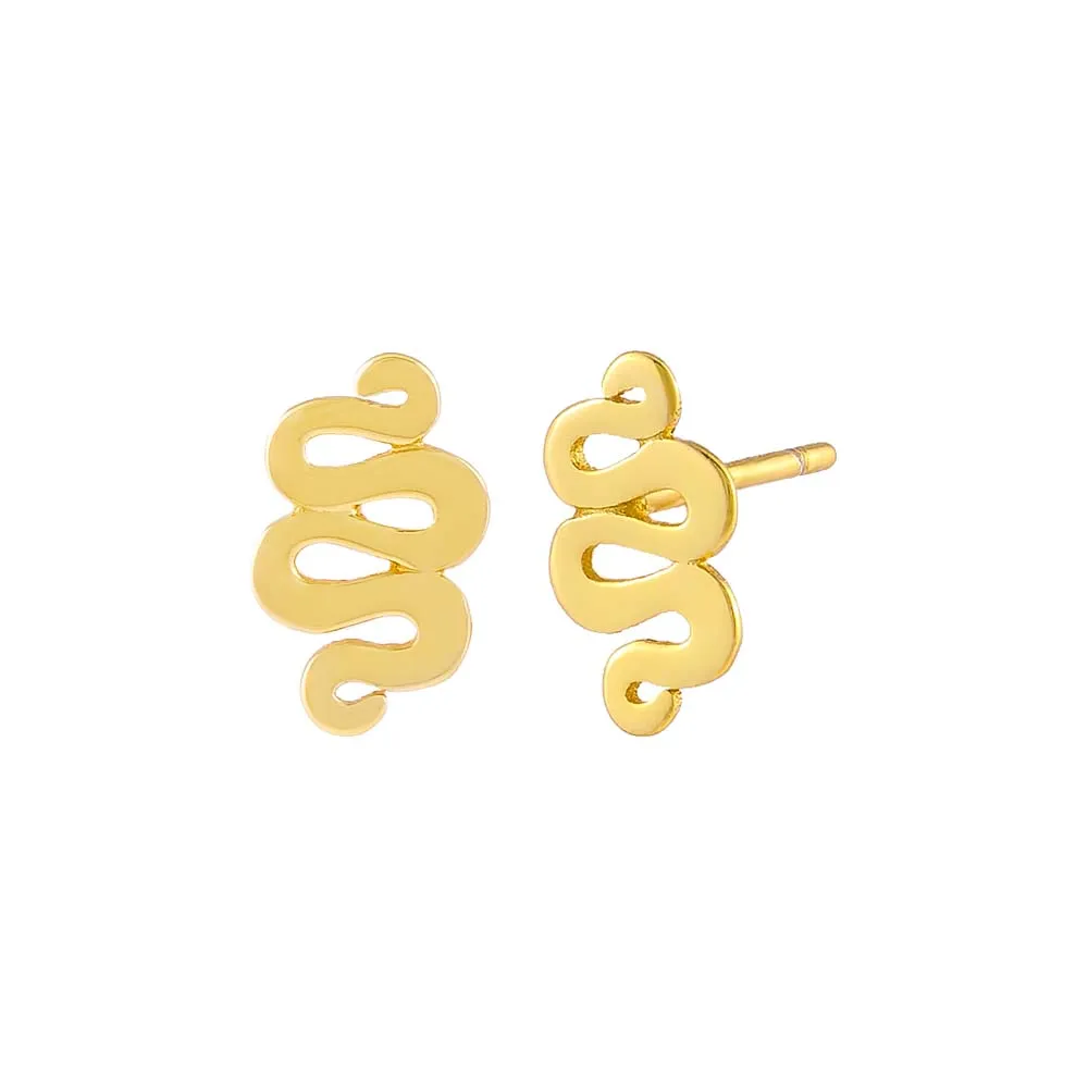 Solid Snake Stud Earring