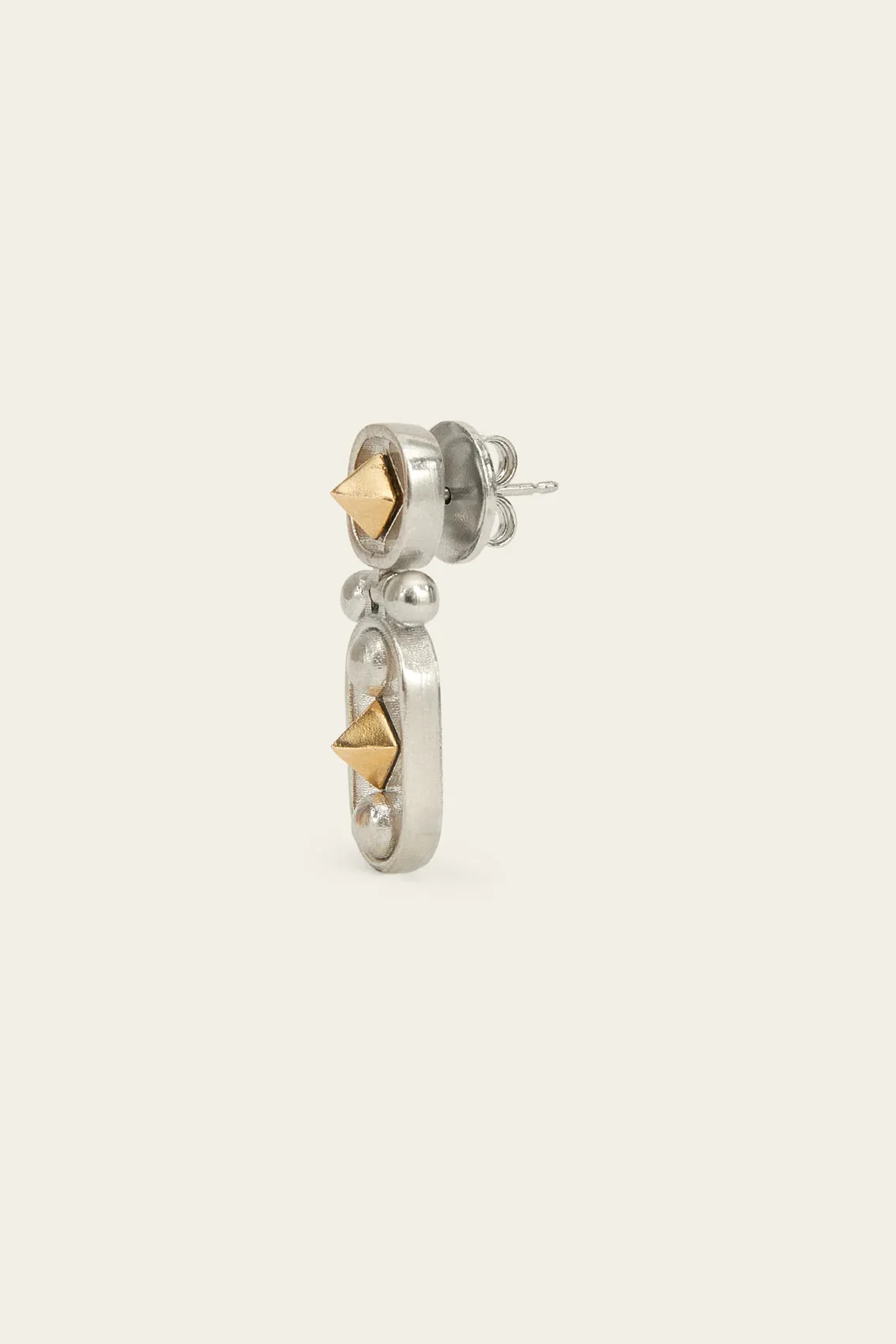 SPHERES & DIAMONDS DROP EARRINGS