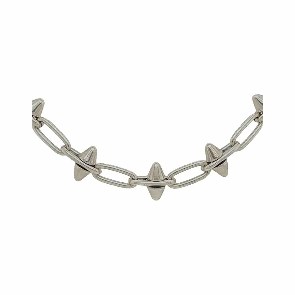 Spike Chain Link Necklace