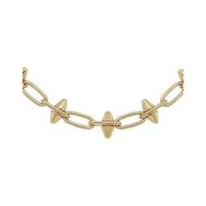 Spike Chain Link Necklace