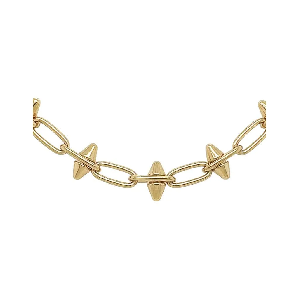 Spike Chain Link Necklace