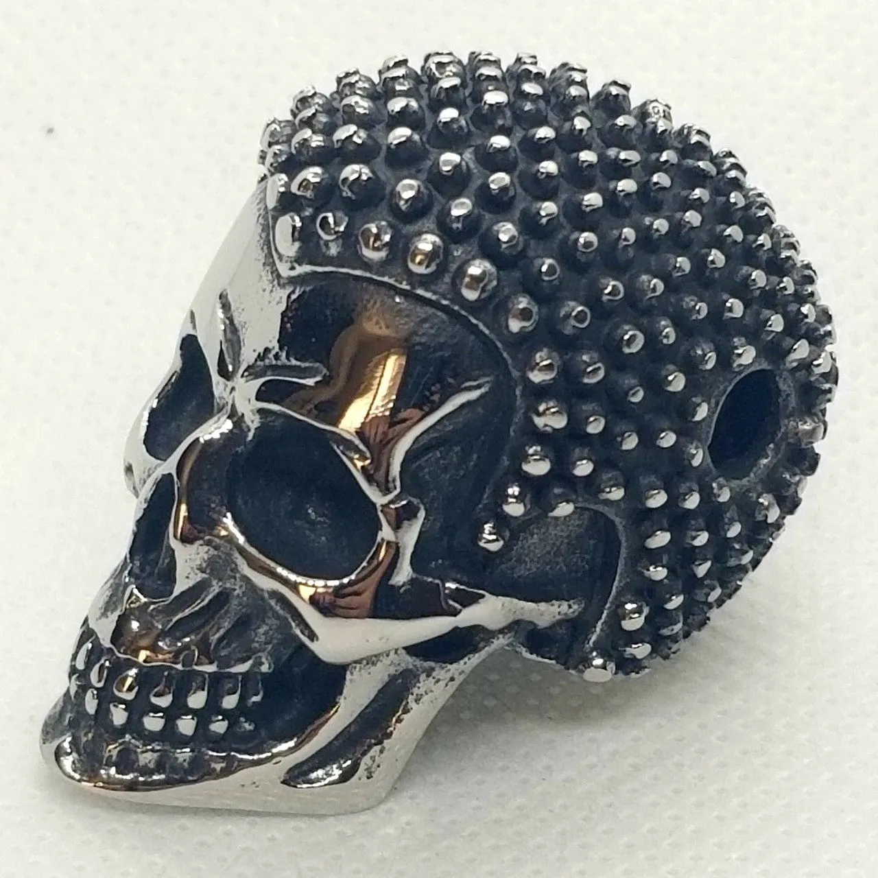 Spiked Head Heavy Metal Pendant (#p128)