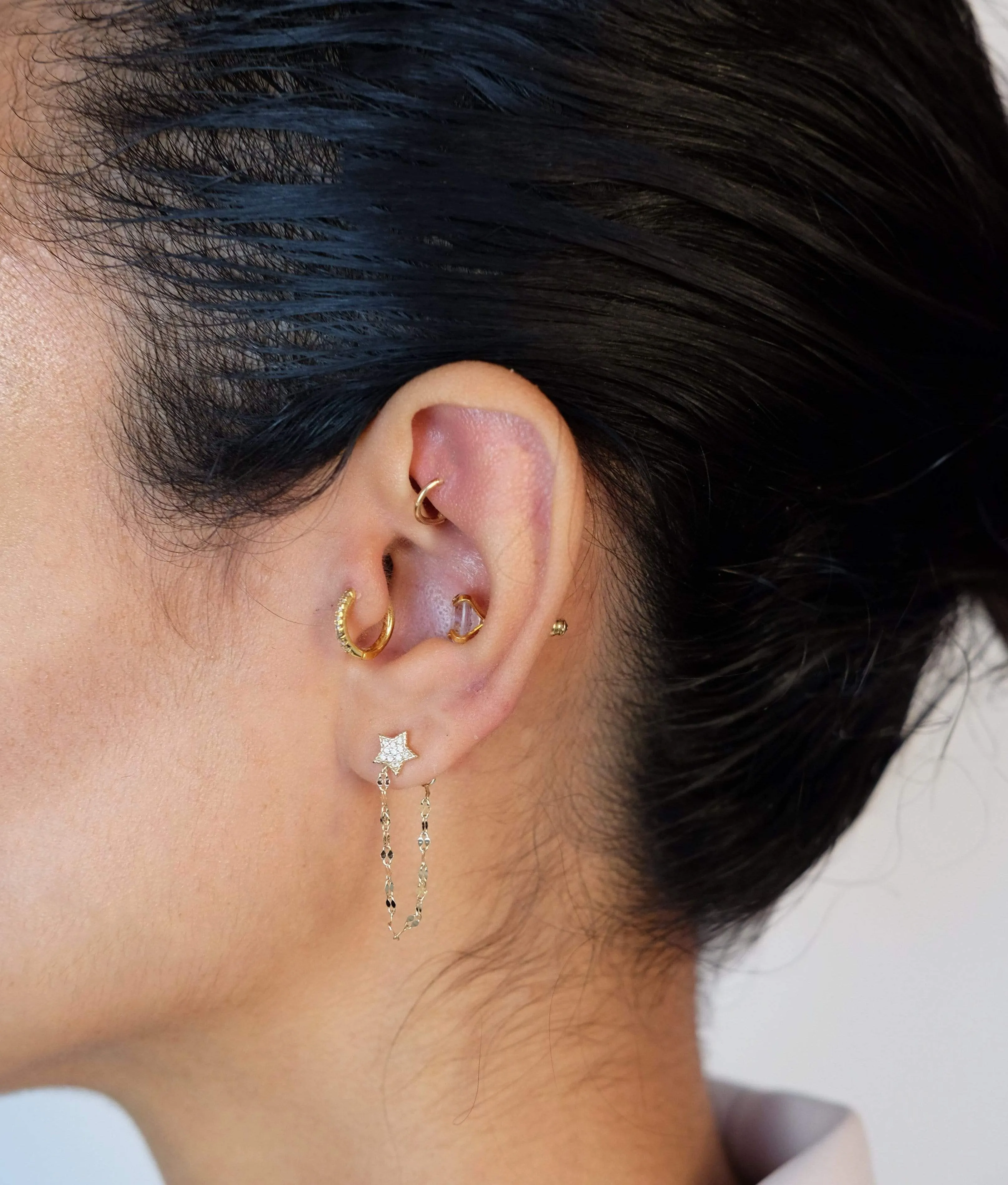 Star Chain Studs