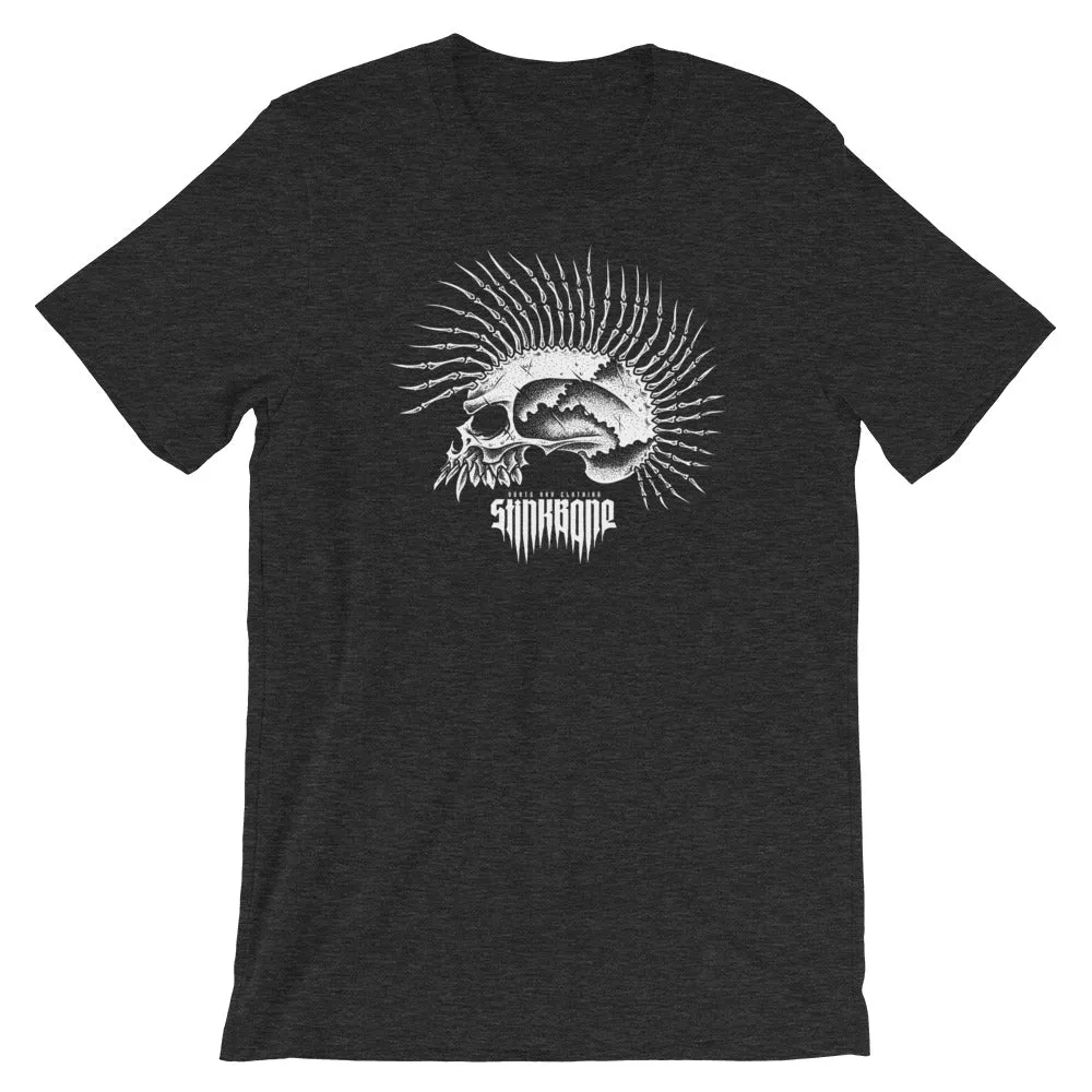 StinkBone Spiked Skull Short-Sleeve Unisex T-Shirt