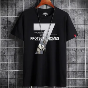 T Shirt for Men Clothing Fitness O Neck T-shirt For Men
