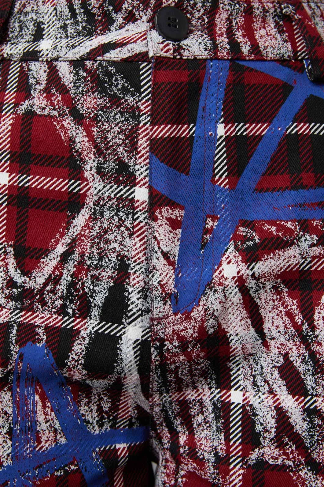 Tag Tartan Wide Leg Pants