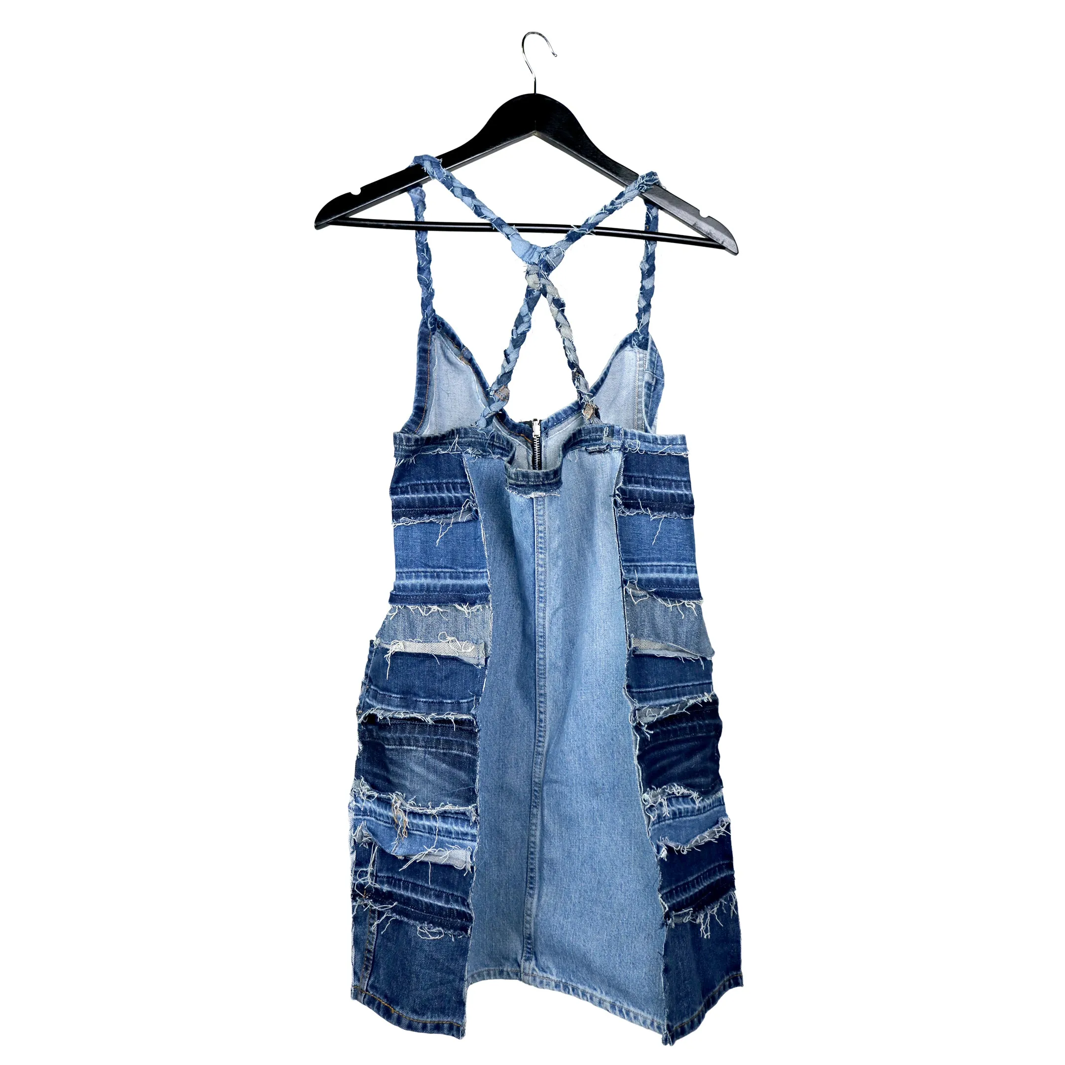 The Curse of Curves - Reversible, Upcycled Denim Dress