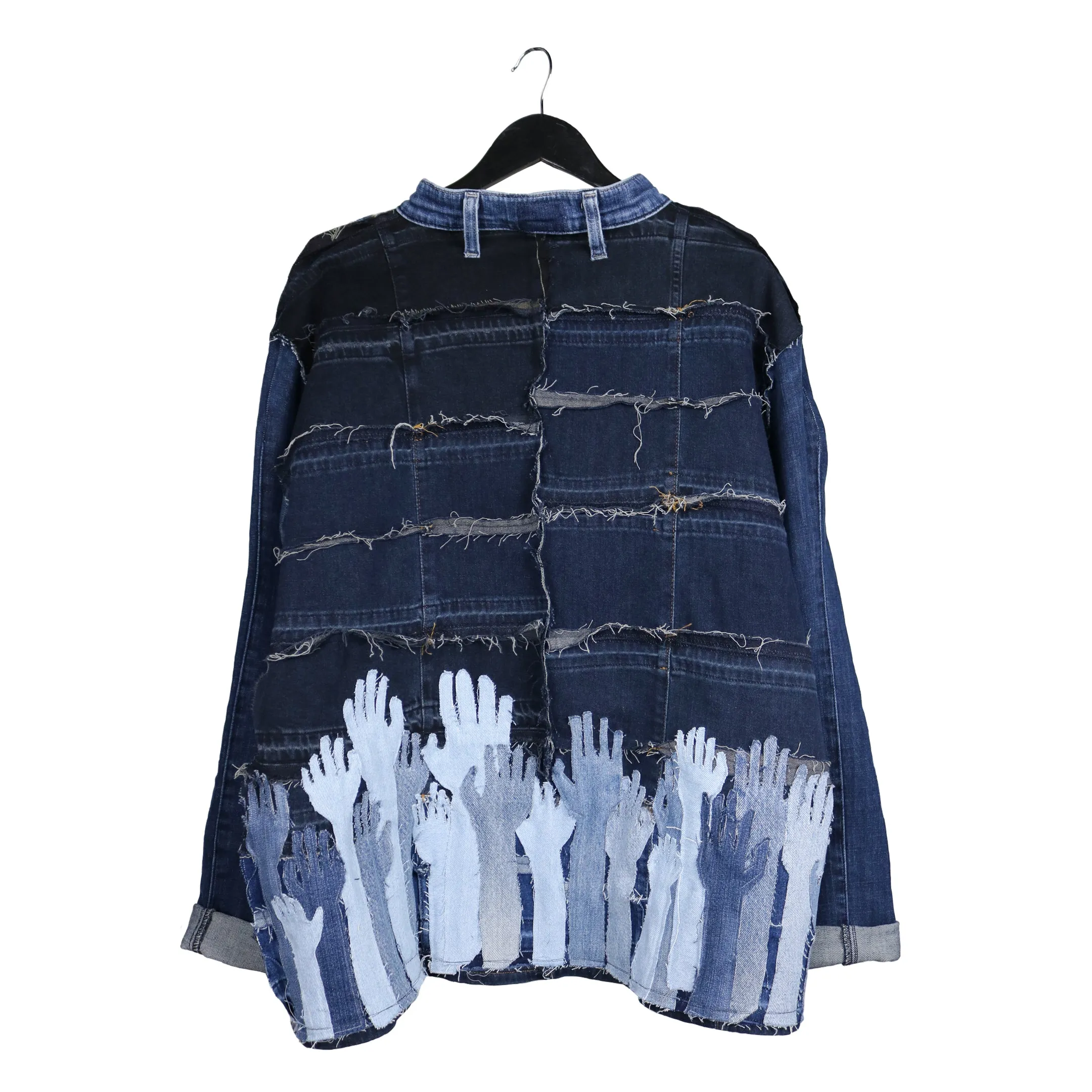 The Downfall of Us All - Upcycled denim jacket
