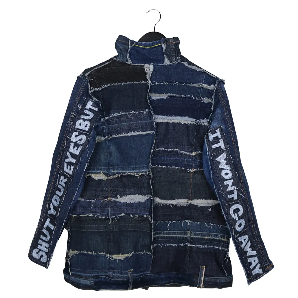 The News - Upcycled Denim Jacket
