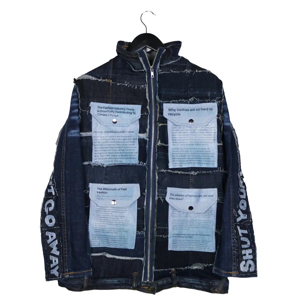 The News - Upcycled Denim Jacket
