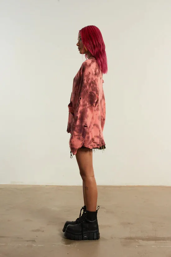 The Ragged Priest Creature Tie Dye Cardigan