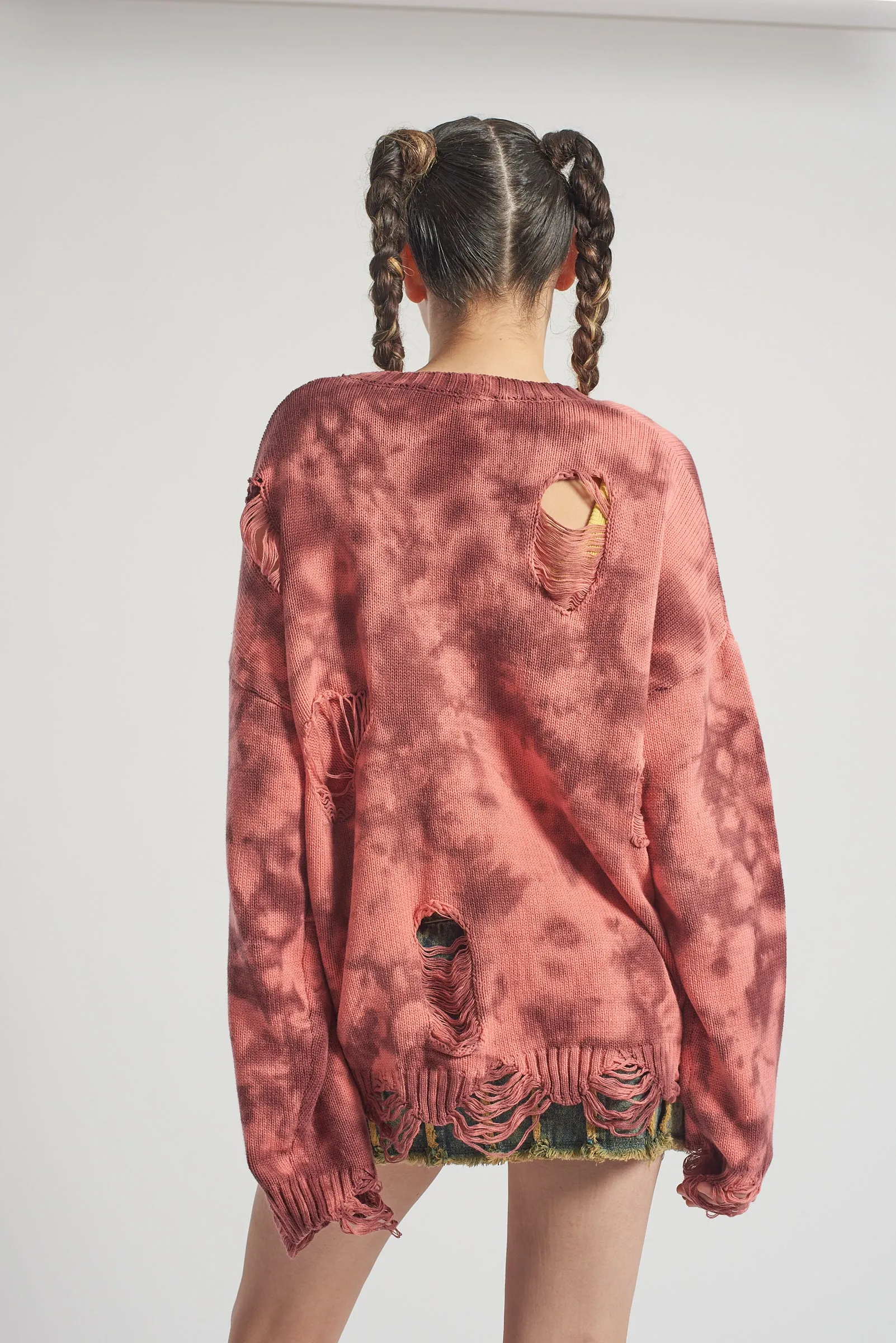 The Ragged Priest Creature Tie Dye Cardigan