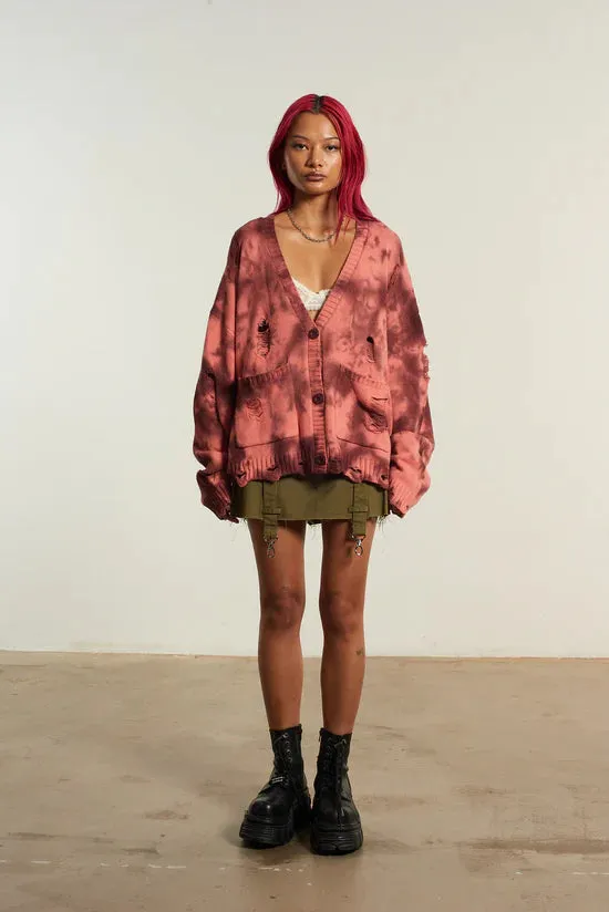 The Ragged Priest Creature Tie Dye Cardigan