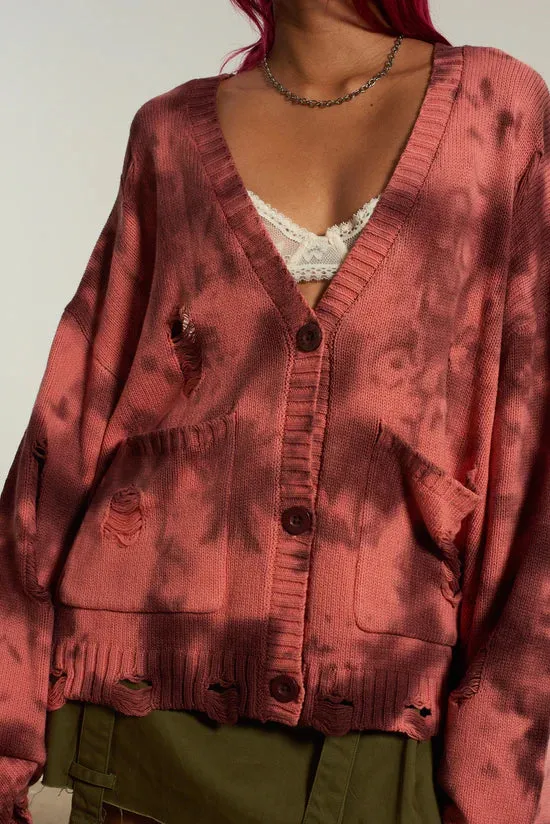 The Ragged Priest Creature Tie Dye Cardigan