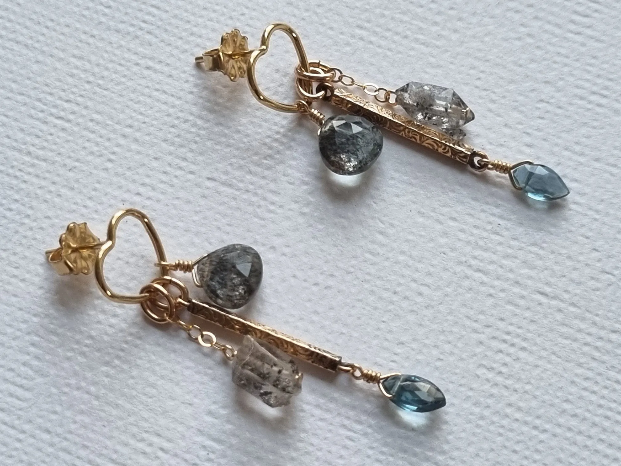 the unforgettable night | antique link earrings