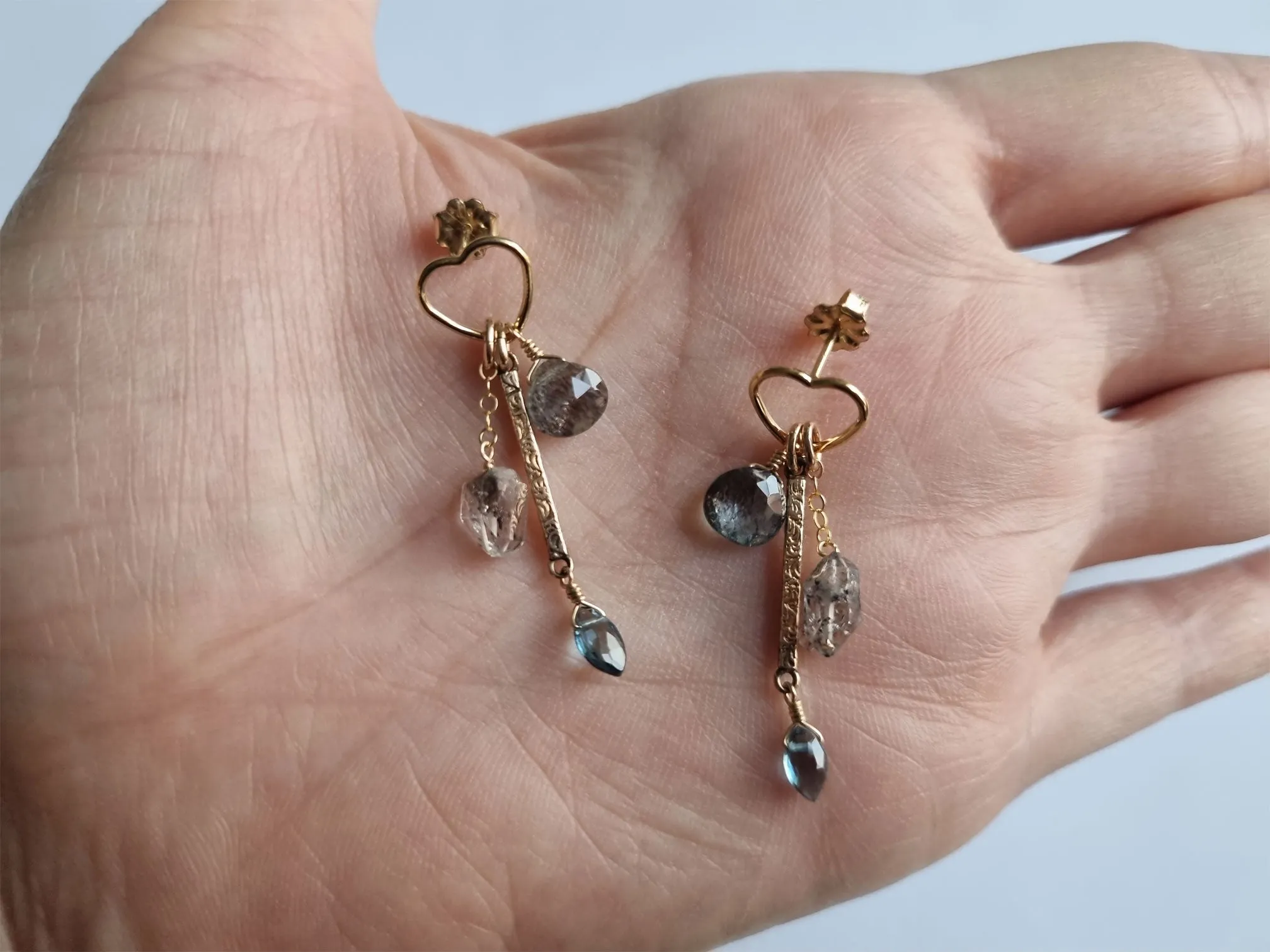 the unforgettable night | antique link earrings