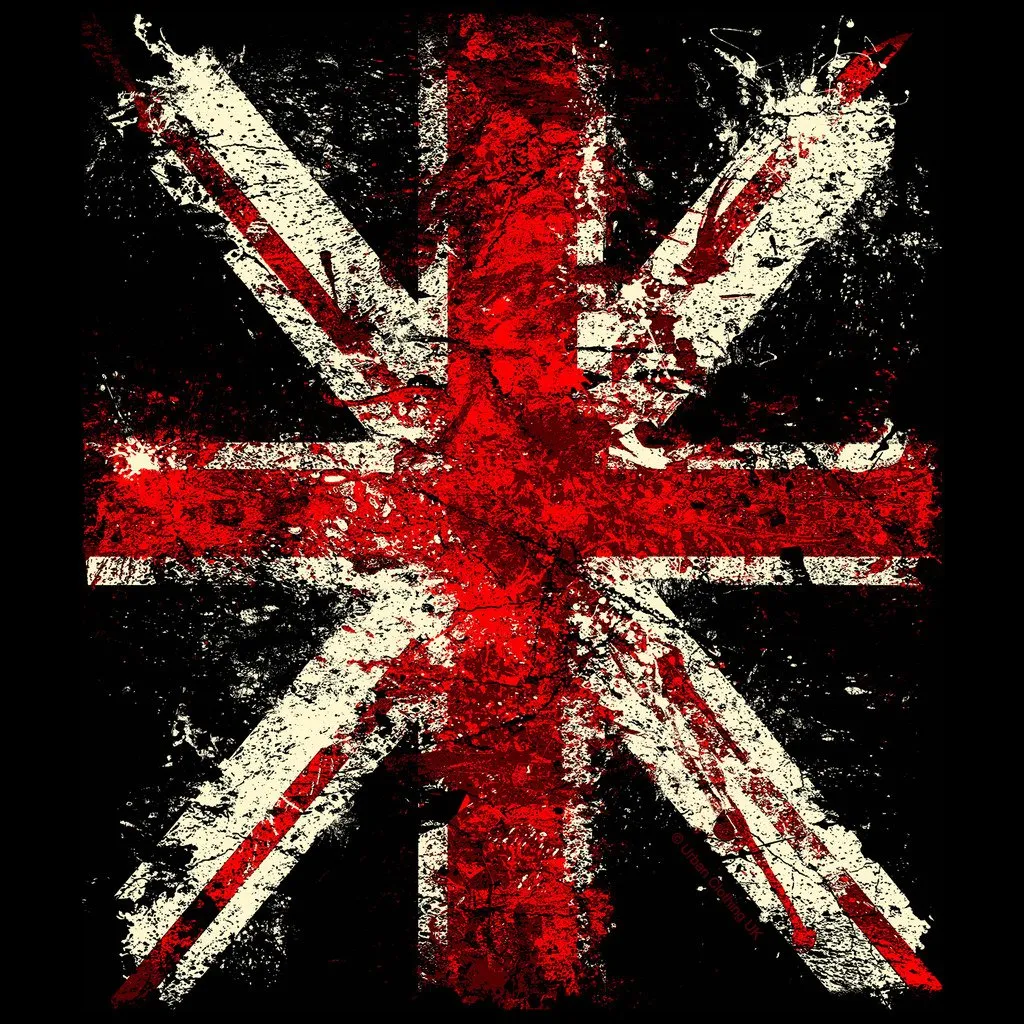 UA London Calling Union Jack Distressed Kids T-shirt (Black)
