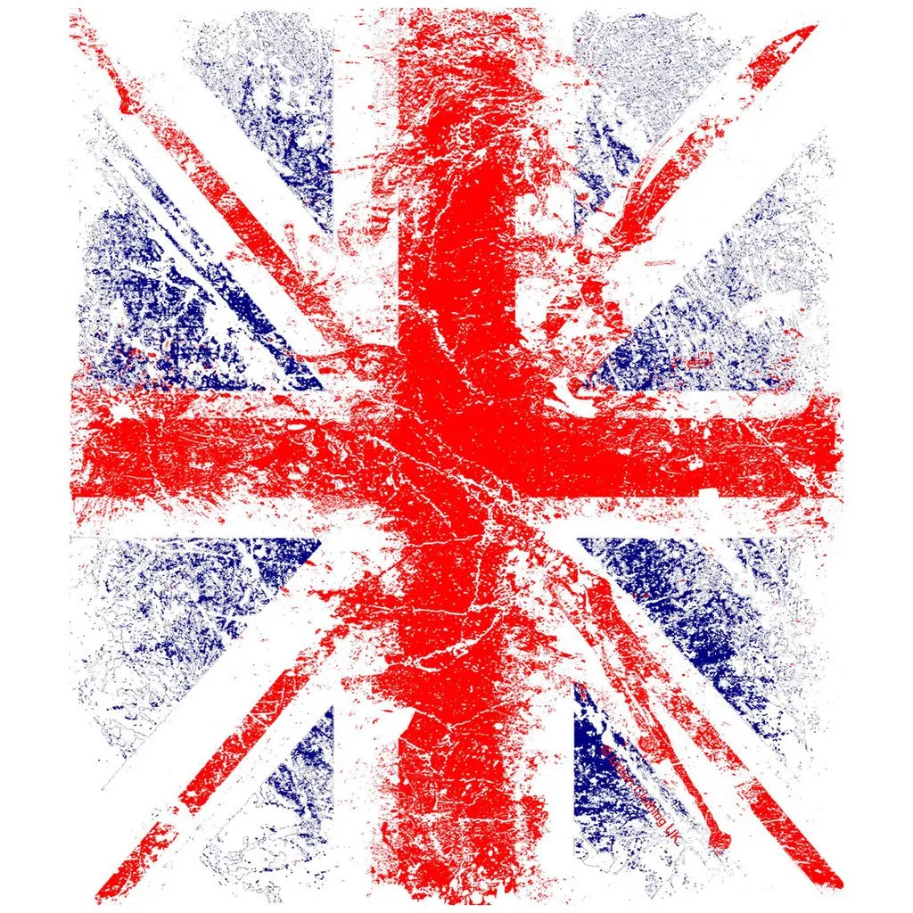 UA London Calling Union Jack Distressed Kids T-Shirt (white)