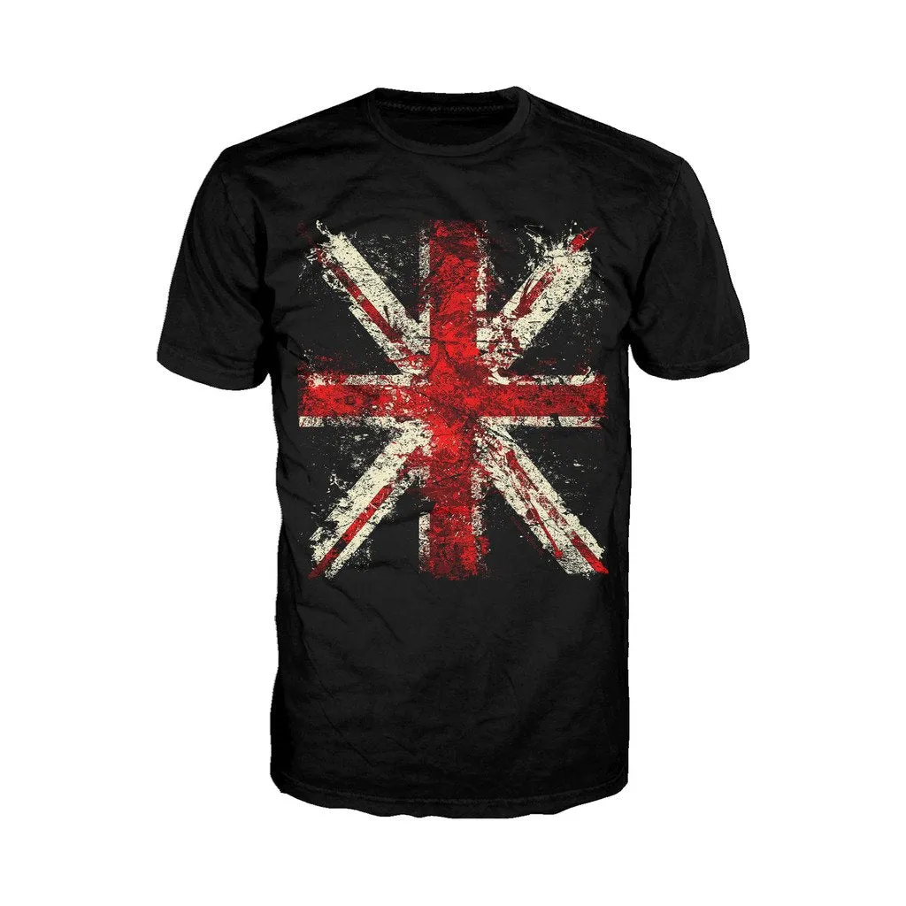 UA London Calling Union Jack Distressed Men's T-shirt (Black)