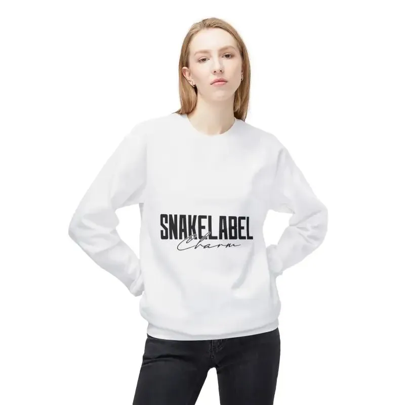 Unisex Midweight Softstyle Fleece  snake Crewneck Sweatshirt with Brushed Interior & Eco-Conscious Design