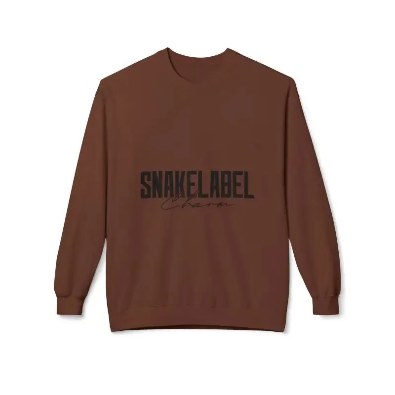 Unisex Midweight Softstyle Fleece  snake Crewneck Sweatshirt with Brushed Interior & Eco-Conscious Design
