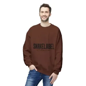 Unisex Midweight Softstyle Fleece  snake Crewneck Sweatshirt with Brushed Interior & Eco-Conscious Design