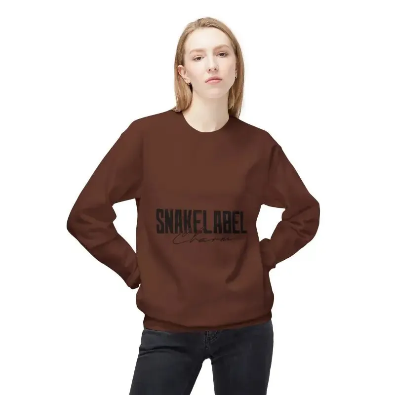 Unisex Midweight Softstyle Fleece  snake Crewneck Sweatshirt with Brushed Interior & Eco-Conscious Design