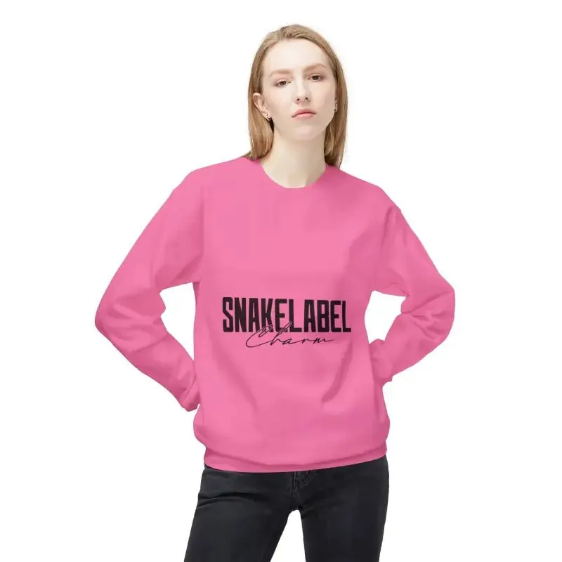 Unisex Midweight Softstyle Fleece  snake Crewneck Sweatshirt with Brushed Interior & Eco-Conscious Design