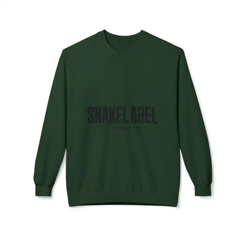 Unisex Midweight Softstyle Fleece  snake Crewneck Sweatshirt with Brushed Interior & Eco-Conscious Design
