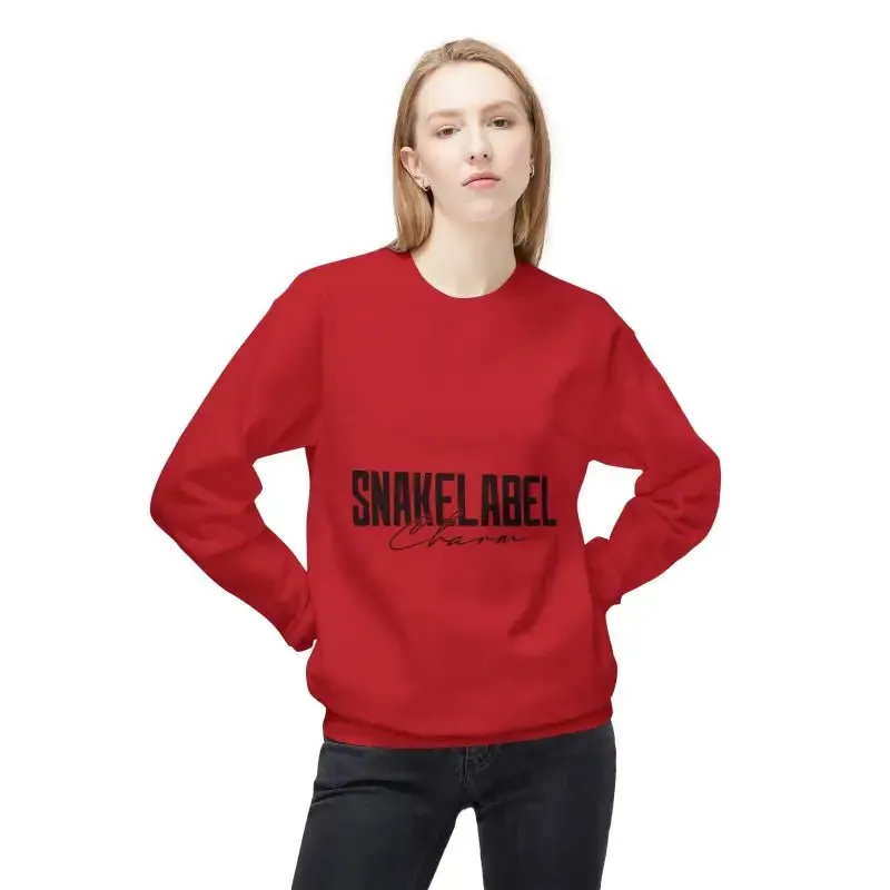 Unisex Midweight Softstyle Fleece  snake Crewneck Sweatshirt with Brushed Interior & Eco-Conscious Design