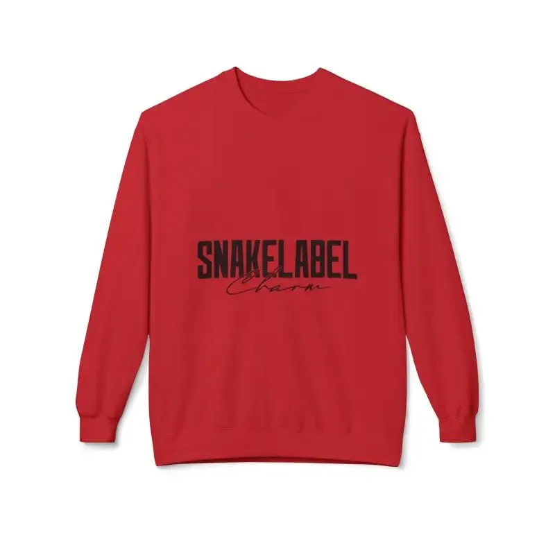 Unisex Midweight Softstyle Fleece  snake Crewneck Sweatshirt with Brushed Interior & Eco-Conscious Design