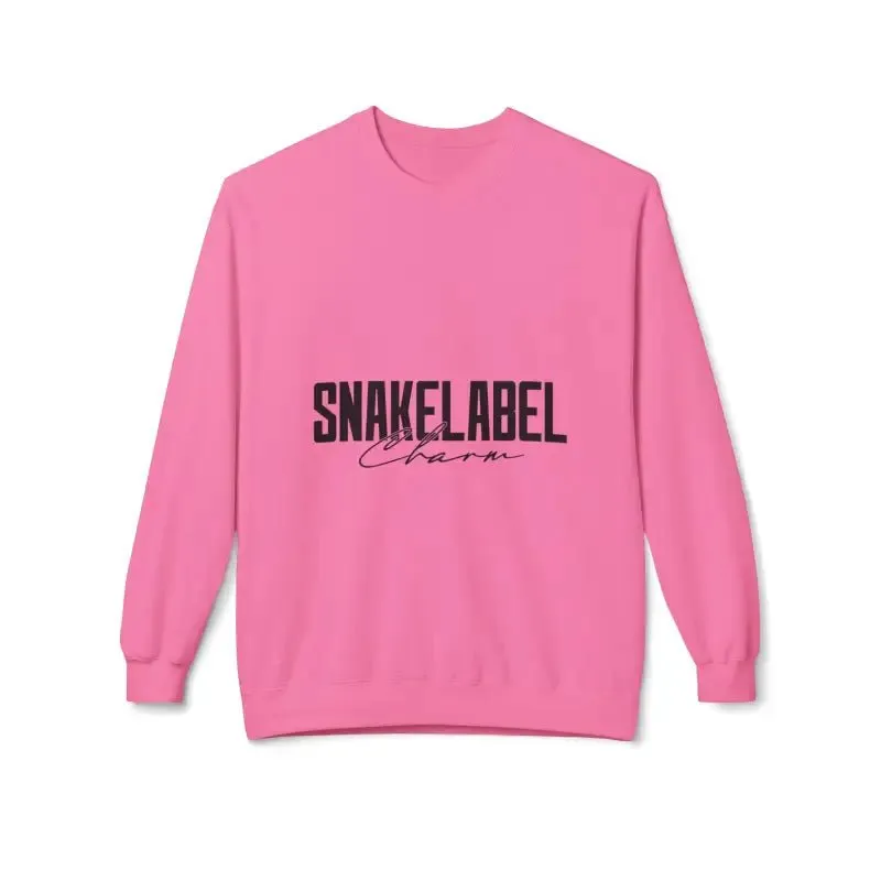 Unisex Midweight Softstyle Fleece  snake Crewneck Sweatshirt with Brushed Interior & Eco-Conscious Design