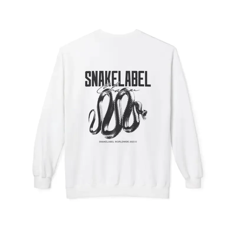 Unisex Midweight Softstyle Fleece  snake Crewneck Sweatshirt with Brushed Interior & Eco-Conscious Design