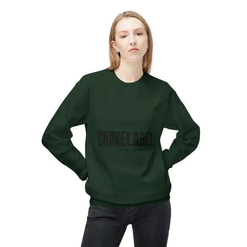 Unisex Midweight Softstyle Fleece  snake Crewneck Sweatshirt with Brushed Interior & Eco-Conscious Design