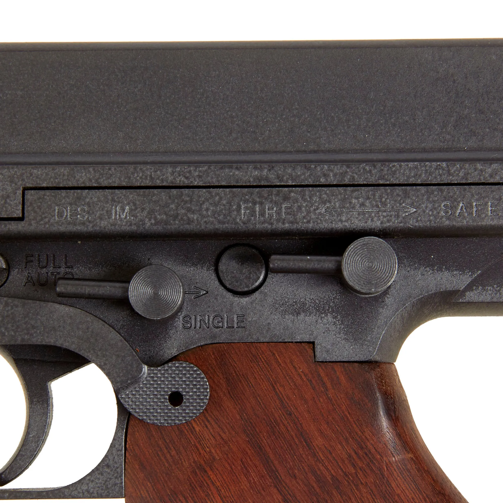 U.S. WWII Thompson M1A1 Airsoft Pellet Submachine Gun with Original WWII Issue Stocks & Magazine