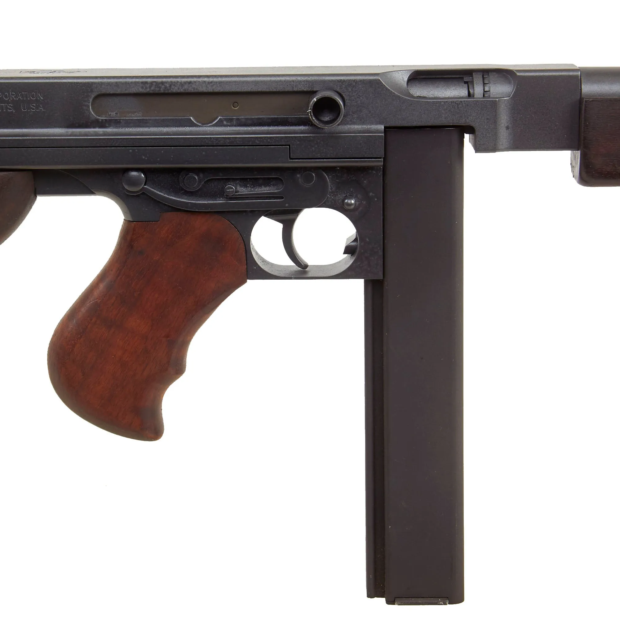 U.S. WWII Thompson M1A1 Airsoft Pellet Submachine Gun with Original WWII Issue Stocks & Magazine