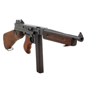 U.S. WWII Thompson M1A1 Airsoft Pellet Submachine Gun with Original WWII Issue Stocks & Magazine