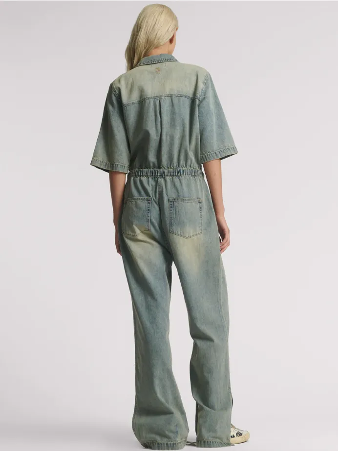 Veronica Jumpsuit Blue Sand