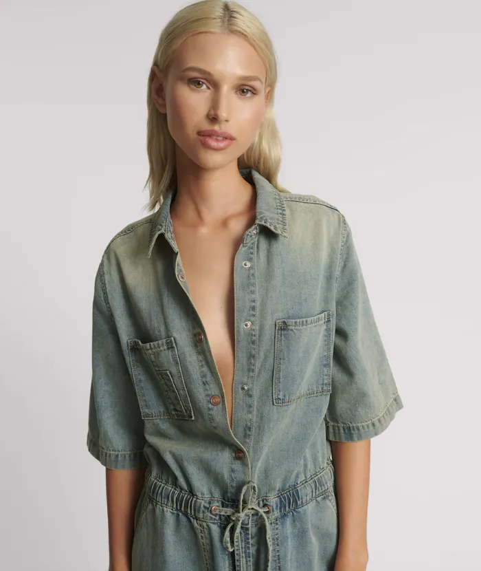 Veronica Jumpsuit Blue Sand