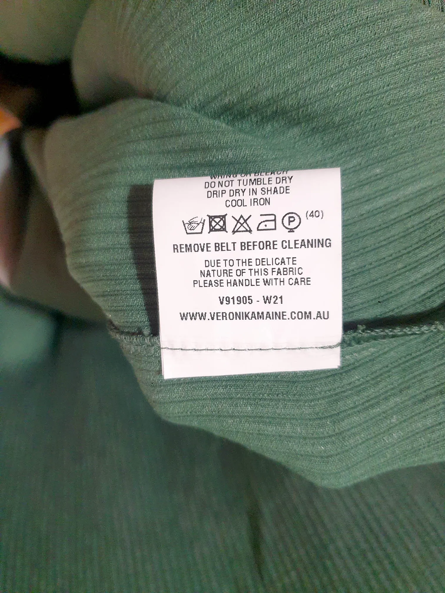 Veronica Main green dress size 16